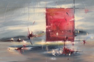 Moonlit Summer 24" x 36" Abstract Oil Painting by Cynthia Ligeros Moonlit Summer 24" x 36" Abstract Oil Painting by Cynthia Ligeros