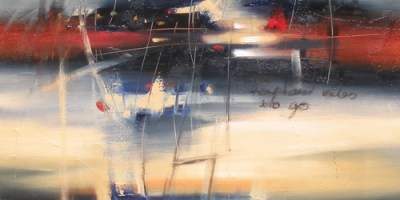 Promises 24" x 24" Abstract Oil Painting by Cynthia Ligeros