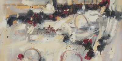 Breathless Glimpse 40″ x 40″ Abstract Oil Painting