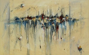 Parade of Promises 30x48 Abstract Oil Painting