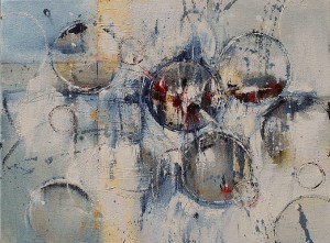 Twist of Fate 12x16 Abstract Oil Painting