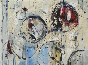 Tell It Like It Is 9x12 Abstract Oil Painting