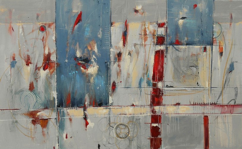 Sky, Journey, Eternity 30x48 Abstract Oil Painting