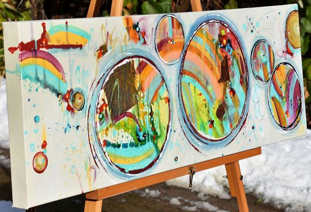 Side view of Chasing Rainbows