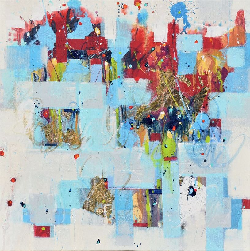 Ember and Frost 24"x24"