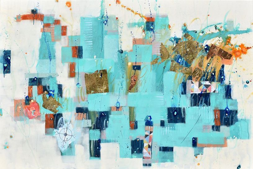 Gazing Off The Edge of The World 60"x40"