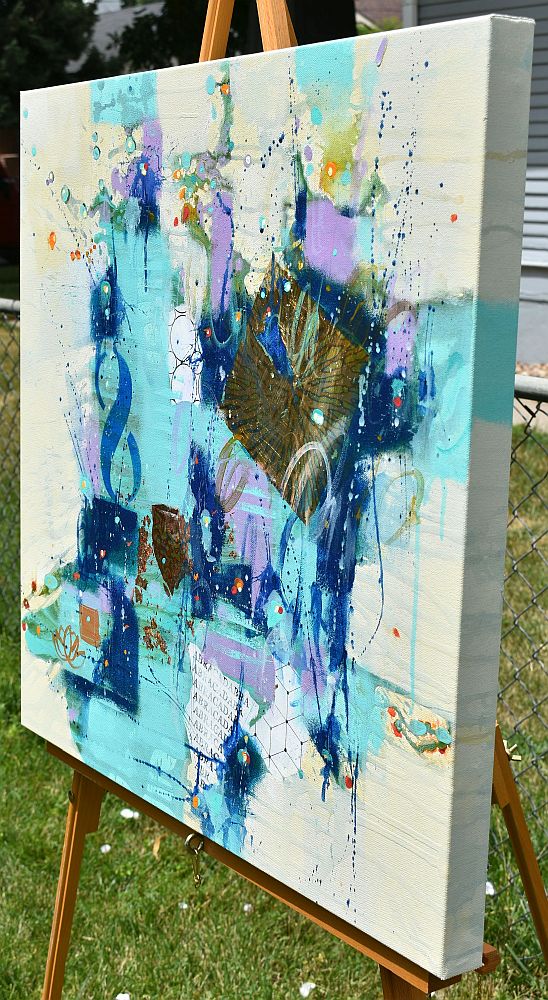 Side view of Listening To Light