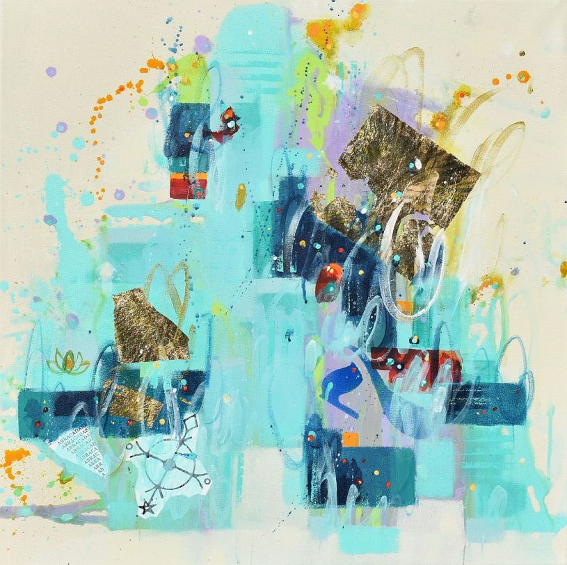 Stillness Speaks 24"x24"