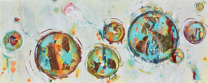 Discovering Rainbows 16″x40″